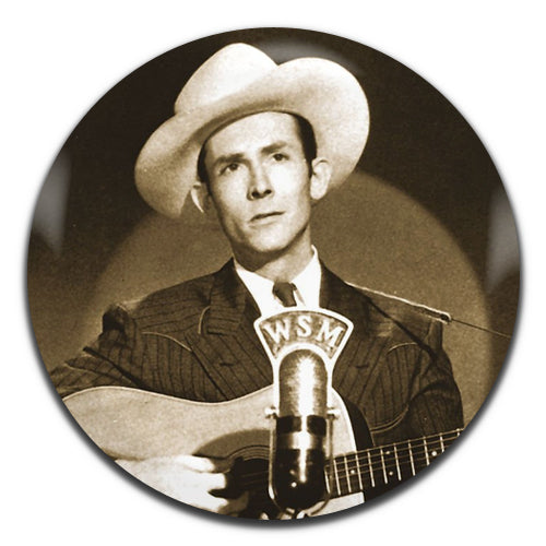 Hank Williams Country Singer 40's 50's 25mm / 1 Inch D-pin Button Badge