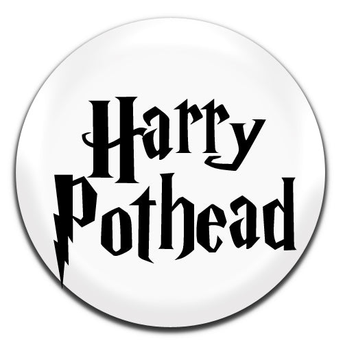 Harry Pothead White 25mm / 1 Inch D-pin Button Badge