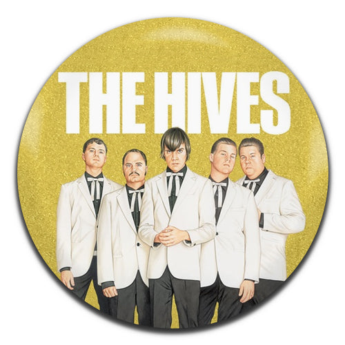 The Hives Yellow Indie Rock 90's 00's 25mm / 1 Inch D-pin Button Badge