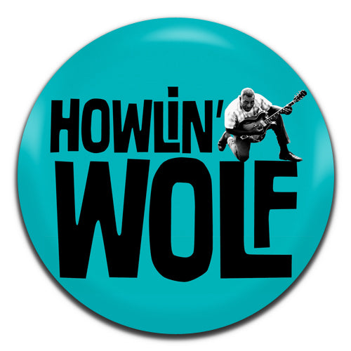 Howlin' Wolf Blues Singer 30's 40's 50's 25mm / 1 Inch D-pin Button Badge