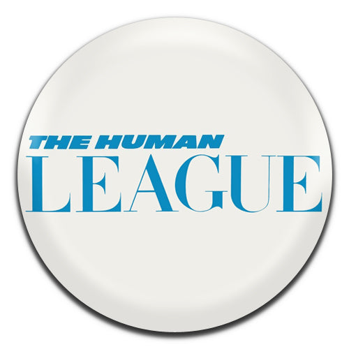 The Human League White Blue New Wave Synth Pop 80's 25mm / 1 Inch D-pin Button Badge