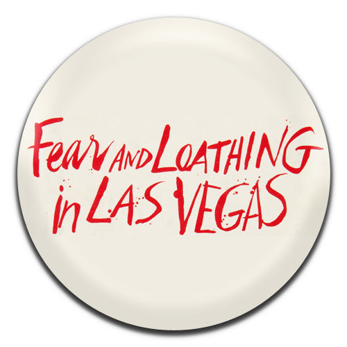 Fear & Loathing In Las Vegas Hunter S Thompson Novel 70's Movie 90's Film 25mm / 1 Inch D-pin Button Badge