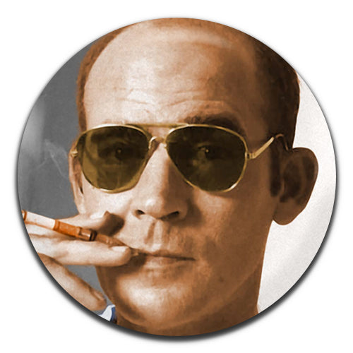 Hunter S Thompson Writer 25mm / 1 Inch D-pin Button Badge