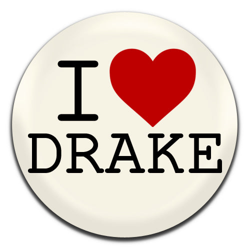 I Heart Drake 25mm / 1 Inch D-pin Button Badge