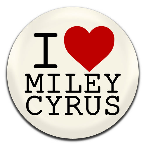 I Heart Miley Cyrus 25mm / 1 Inch D-pin Button Badge