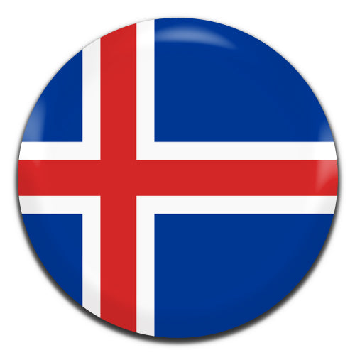 Iceland Flag 25mm / 1 Inch D-pin Button Badge