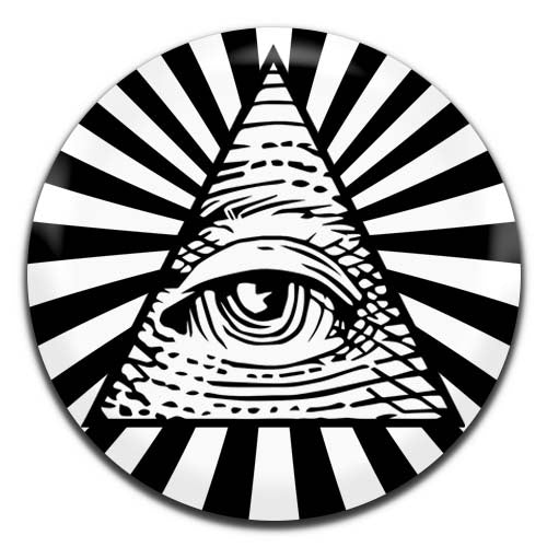 Illuminati All Seeing Eye 25mm / 1 Inch D-pin Button Badge