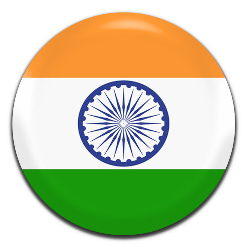 India Flag 25mm / 1 Inch D-pin Button Badge