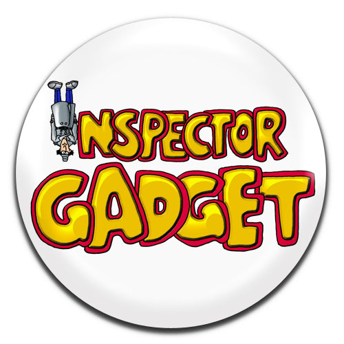 Inspector Gadget Logo Children's Kids TV 80's 25mm / 1 Inch D-pin Button Badge