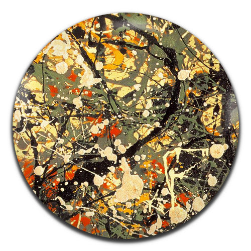 Jackson Pollock Number 8 Abstract Artist Painter Art 40's 50's 25mm / 1 Inch D-pin Button Badge