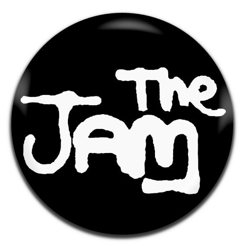 The Jam Black 25mm / 1 Inch D-pin Button Badge