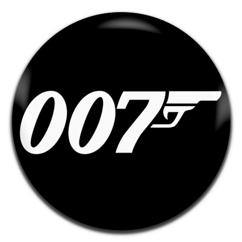 James Bond 007 Black Movie Spy Film 25mm / 1 Inch D-pin Button Badge