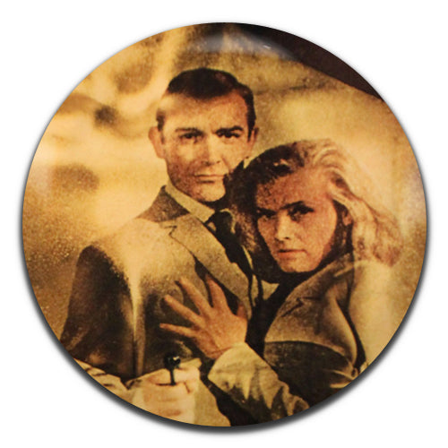 Goldfinger James Bond Movie Spy Film 60's 25mm / 1 Inch D-pin Button Badge