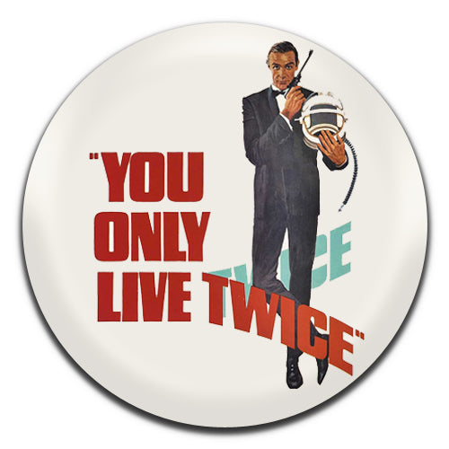 You Only Live Twice James Bond Movie Spy Film 60's 25mm / 1 Inch D-pin Button Badge