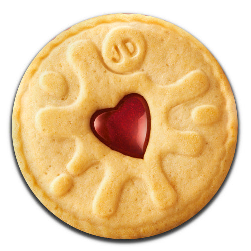 Jammie Dodger Biscuit Novelty 25mm / 1 Inch D-pin Button Badge