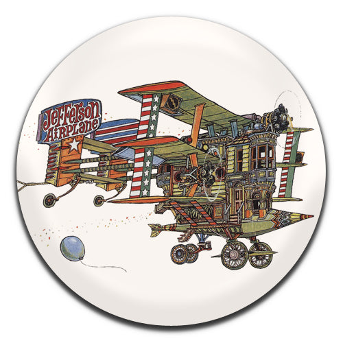 Jefferson Airplane Plane Psychedelic Rock Band 60's 25mm / 1 Inch D-pin Button Badge