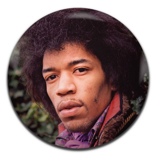 Jimi Hendrix Colour Psychedelic Rock 60's 25mm / 1 Inch D-pin Button Badge