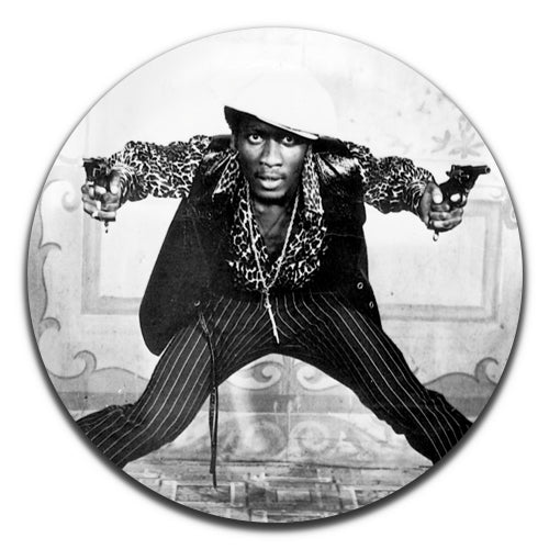 Jimmy Cliff Black & White Reggae Ska 60's 70's 25mm / 1 Inch D-pin Button Badge