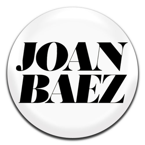 Joan Baez Folk Singer 60's 25mm / 1 Inch D-pin Button Badge