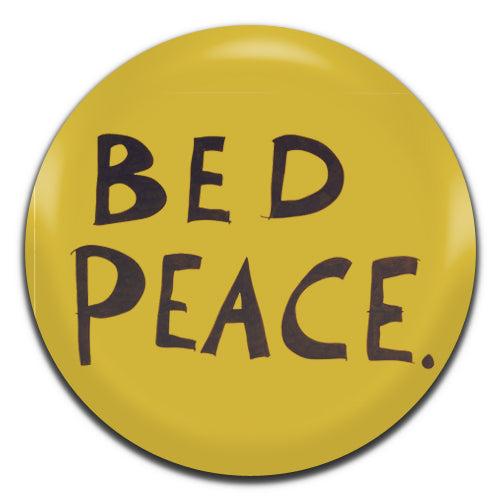 Bed Peace John Lennon Yoko Ono 25mm / 1 Inch D-pin Button Badge