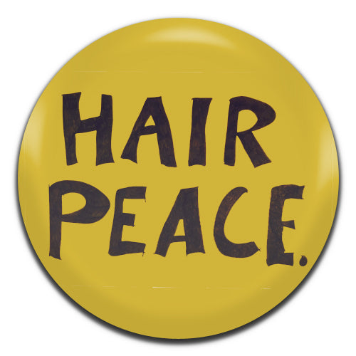 Hair Peace John Lennon Yoko Ono 60's 25mm / 1 Inch D-pin Button Badge