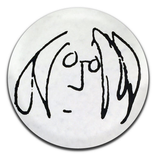 John Lennon Drawing Rock Pop 60's 70's 25mm / 1 Inch D-pin Button Badge