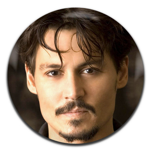 Johnny Depp Colour Movie Film Actor 80's 90's 00's 25mm / 1 Inch D-pin Button Badge