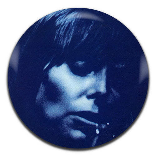 Joni Mitchell Blue Folk Rock Singer 60's 70's 25mm / 1 Inch D-pin Button Badge