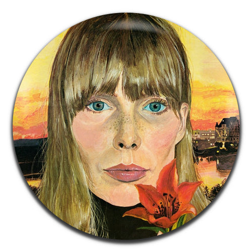 Joni Mitchell Clouds Folk Rock Singer 60's 70's 25mm / 1 Inch D-pin Button Badge