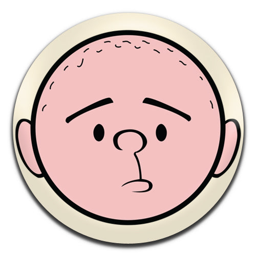 Karl Pilkington Cartoon TV Comedy 00's 25mm / 1 Inch D-pin Button Badge