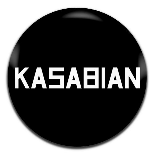 Kasabian Black Indie Rock Band 00's 25mm / 1 Inch D-pin Button Badge