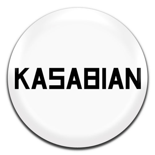 Kasabian White Indie Rock Band 00's 25mm / 1 Inch D-pin Button Badge