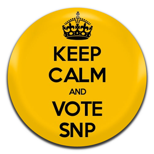 Keep Calm And Vote SNP 25mm / 1 Inch D-pin Button Badge