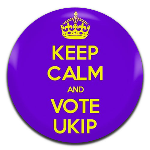 Keep Calm And Vote UKIP 25mm / 1 Inch D-pin Button Badge