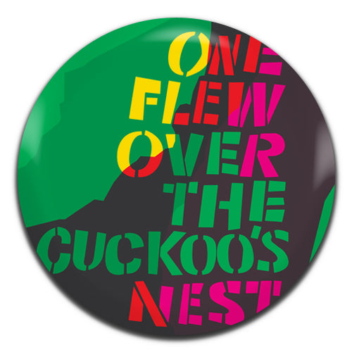 One Flew Over The Cuckoos Nest Ken Kesey Novel 25mm / 1 Inch D-pin Button Badge