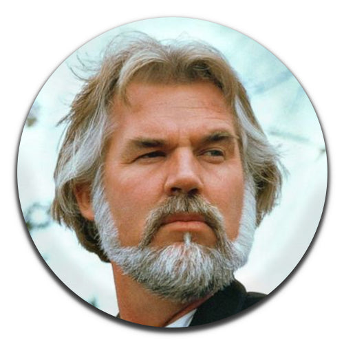 Kenny Rogers Country Pop Rock 70's 25mm / 1 Inch D-pin Button Badge