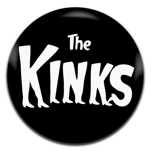 The Kinks Black Rock Band 60's 25mm / 1 Inch D-pin Button Badge