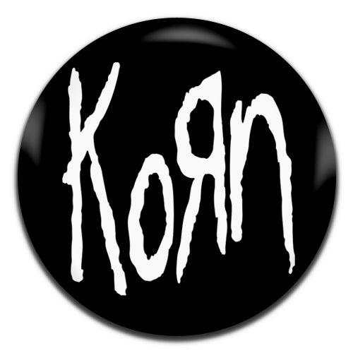 Korn Heavy Metal Band 90's 00's Black 25mm / 1 Inch D-pin Button Badge