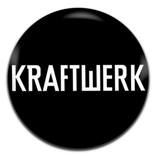 Kraftwerk Black Kraftwerk Electronic Synth Pop Band 70's 25mm / 1 Inch D-pin Button Badge