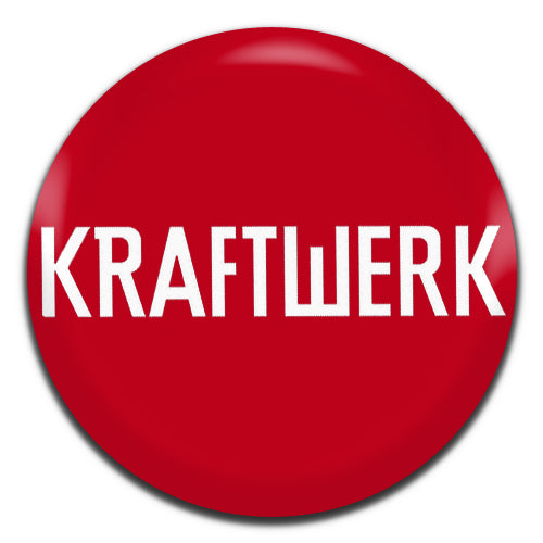 Kraftwerk Red Kraftwerk Electronic Synth Pop Band 70's 25mm / 1 Inch D-pin Button Badge