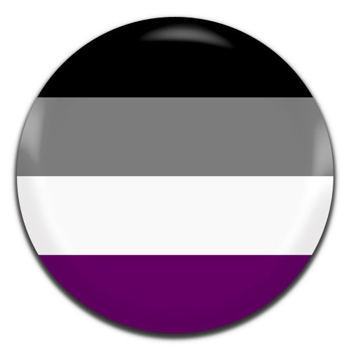 Asexual Flag LGBTQ+ 25mm / 1 Inch D-pin Button Badge