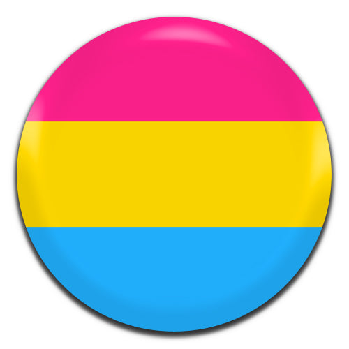 Pansexual Flag LGBT 25mm / 1 Inch D-pin Button Badge