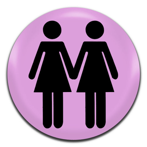 Lesbian WC Gay LGBT 25mm / 1 Inch D-pin Button Badge