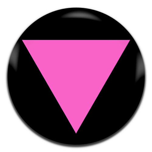 Pink Triangle Lesbian LGBT 25mm / 1 Inch D-pin Button Badge