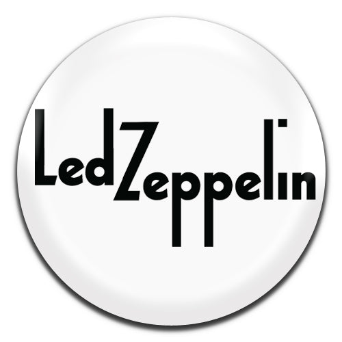 Led Zepplin White Heavy Rock Band 60's 70's 25mm / 1 Inch D-pin Button Badge