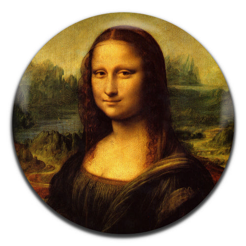Leonardo Da Vinci Mona Lisa Classic Art Painting 25mm / 1 Inch D-pin Button Badge