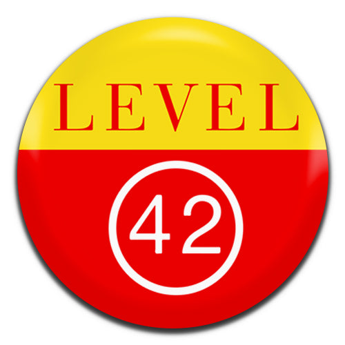 Level 42 New Wave Synth Pop Rock Band 80's 25mm / 1 Inch D-pin Button Badge