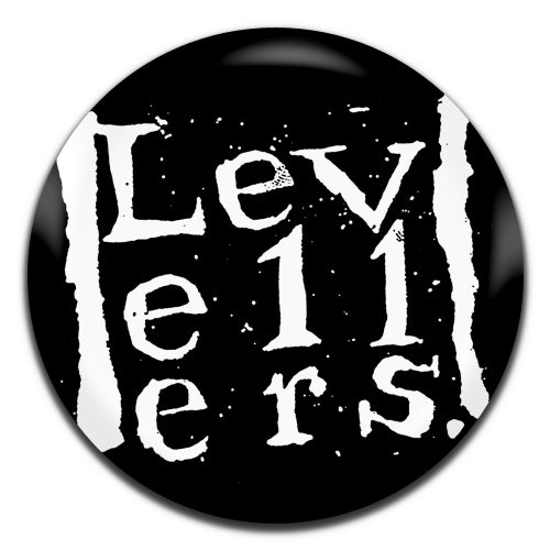 Levellers Black Folk Rock Punk Band 80's 90's 25mm / 1 Inch D-pin Button Badge