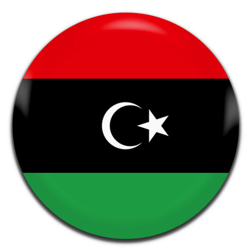 Libya Flag 25mm / 1 Inch D-pin Button Badge