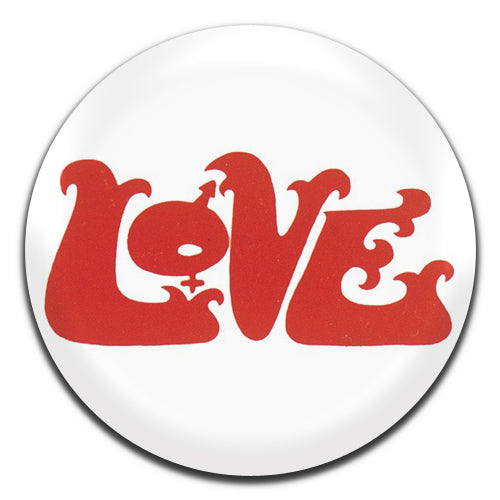 Love Psychedelic Rock Band 60's 25mm / 1 Inch D-pin Button Badge